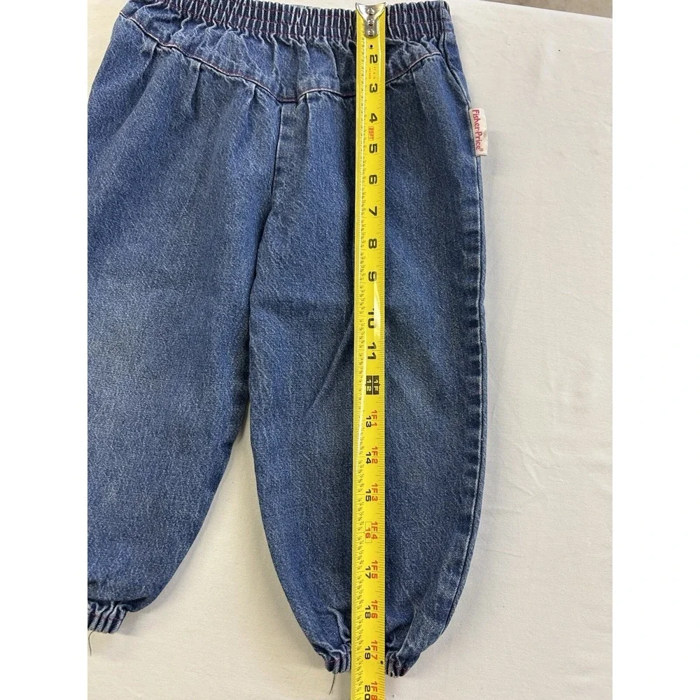 Vintage 90s Fisher Price Toddler Jeans Size Roughly 3T